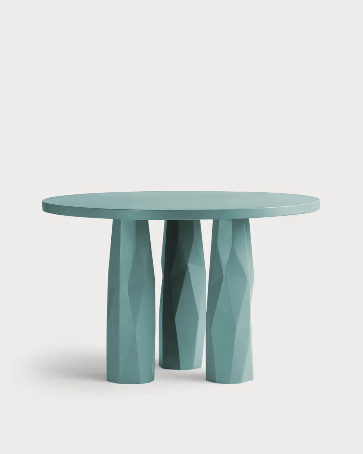 Mesa de Comedor Redonda de Cemento (Ø120 cm) Rune, imagen de galería 4