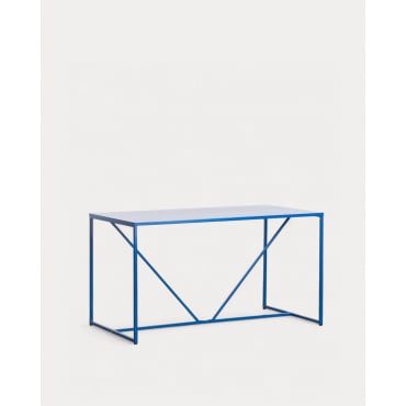 Escritorio de Acero Laminado Ibiza Azul Sapphire - The Masie