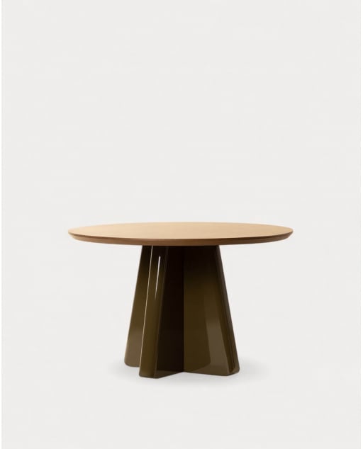 Mesa de Comedor Redonda de Madera (Ø120 cm) Roxenna