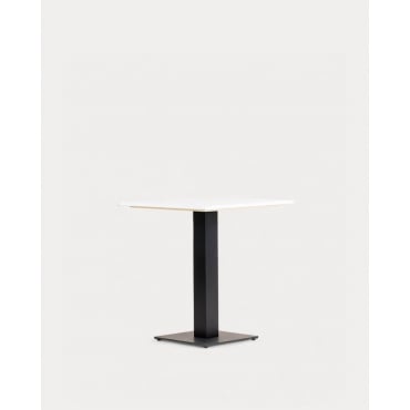 Mesa de Comedor Cuadrada de Terrazo (70x70 cm) Habana Terrazo Amarillo Wheat - The Masie