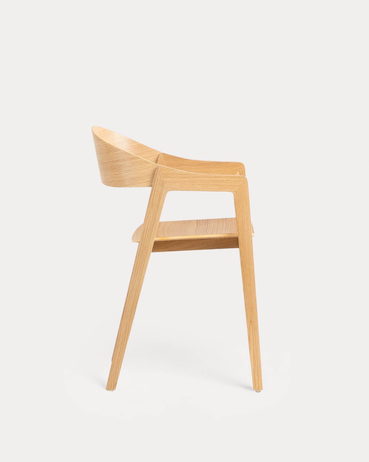 Pack 2 Sillas de Comedor de Madera de Roble con Reposabrazos Laly, imagen de galer&iacute;a 4