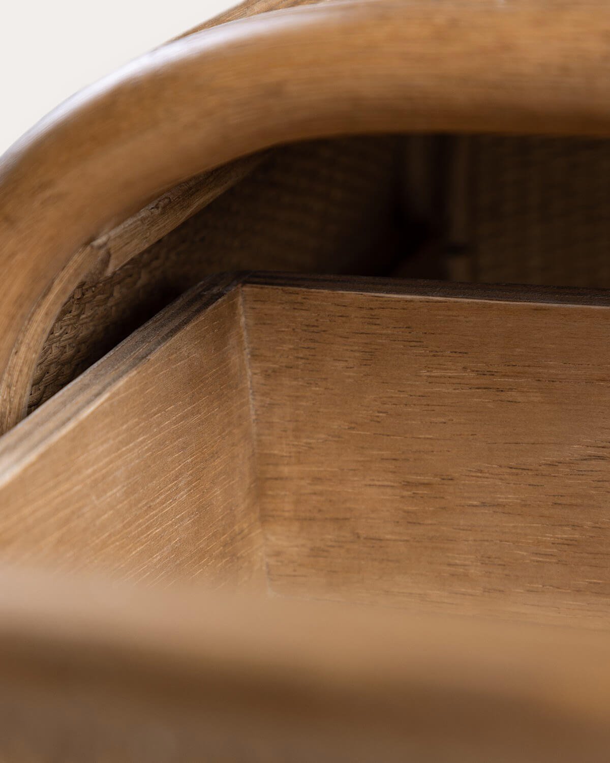 Pack 2 Mesitas de Noche con Cajón de Ratán Natural (41x41 cm) Maisie, imagen de galería 5