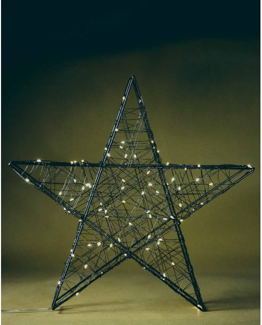 Figura Decorativa con Luces LED de Metal Adak