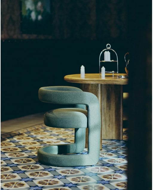 Silla de Comedor de Tela Winsi