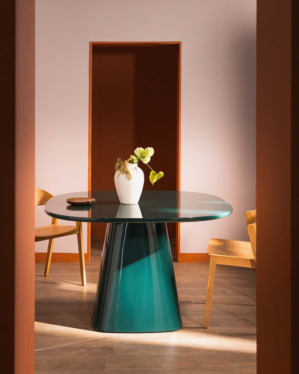 Mesa de Comedor Cuadrada de Madera (120x120 cm) Irisela, imagen de galería 2