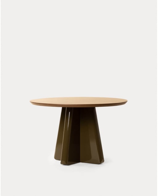 Mesa de Comedor Redonda de Madera (Ø120 cm) Roxenna