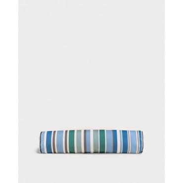 Cojín de Exterior Cilíndrico de Tela (60x15 cm) Edimbra Azul Oceanic - The Masie