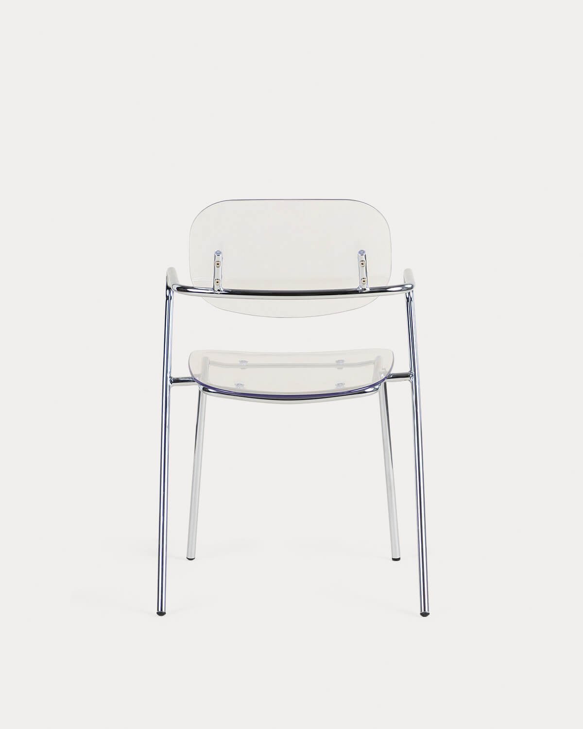 Silla de Comedor con Reposabrazos de Polietileno y Metal Pinha, imagen de galería 5