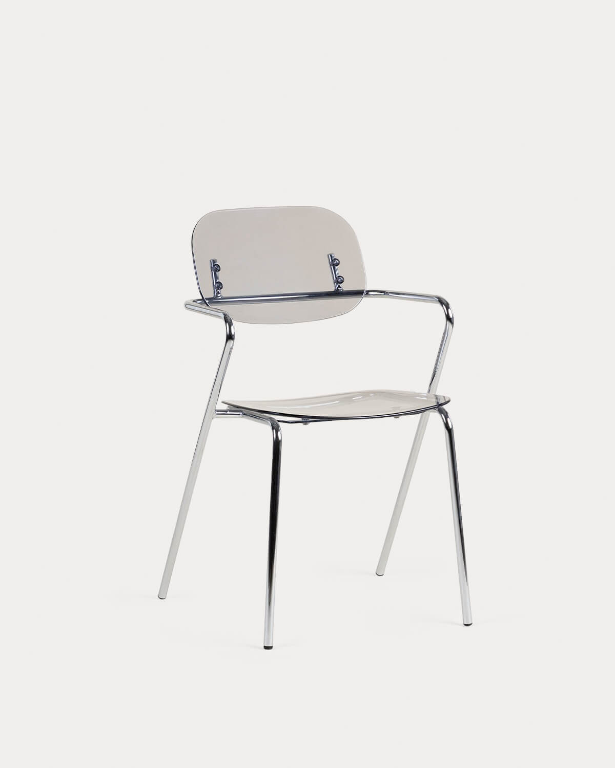 Pack 4 Sillas de Comedor con Reposabrazos de Polietileno y Metal Pinha, imagen de galer&iacute;a 1