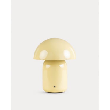 Lámpara de Mesa Dimmable LED Inalámbrica para Exterior Cecilia Amarillo Wheat - The Masie
