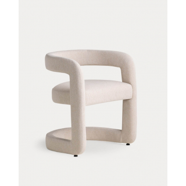 Pack 4 Sillas de Comedor de Tela Winsi Beige Seashell - The Masie