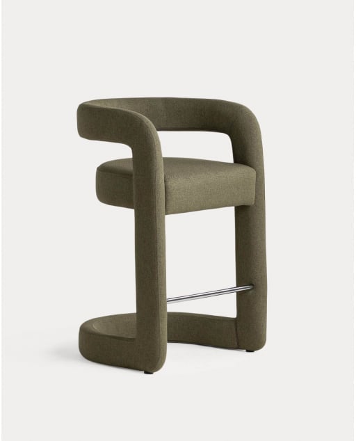 Taburete alto 65 cm de tela Winsi