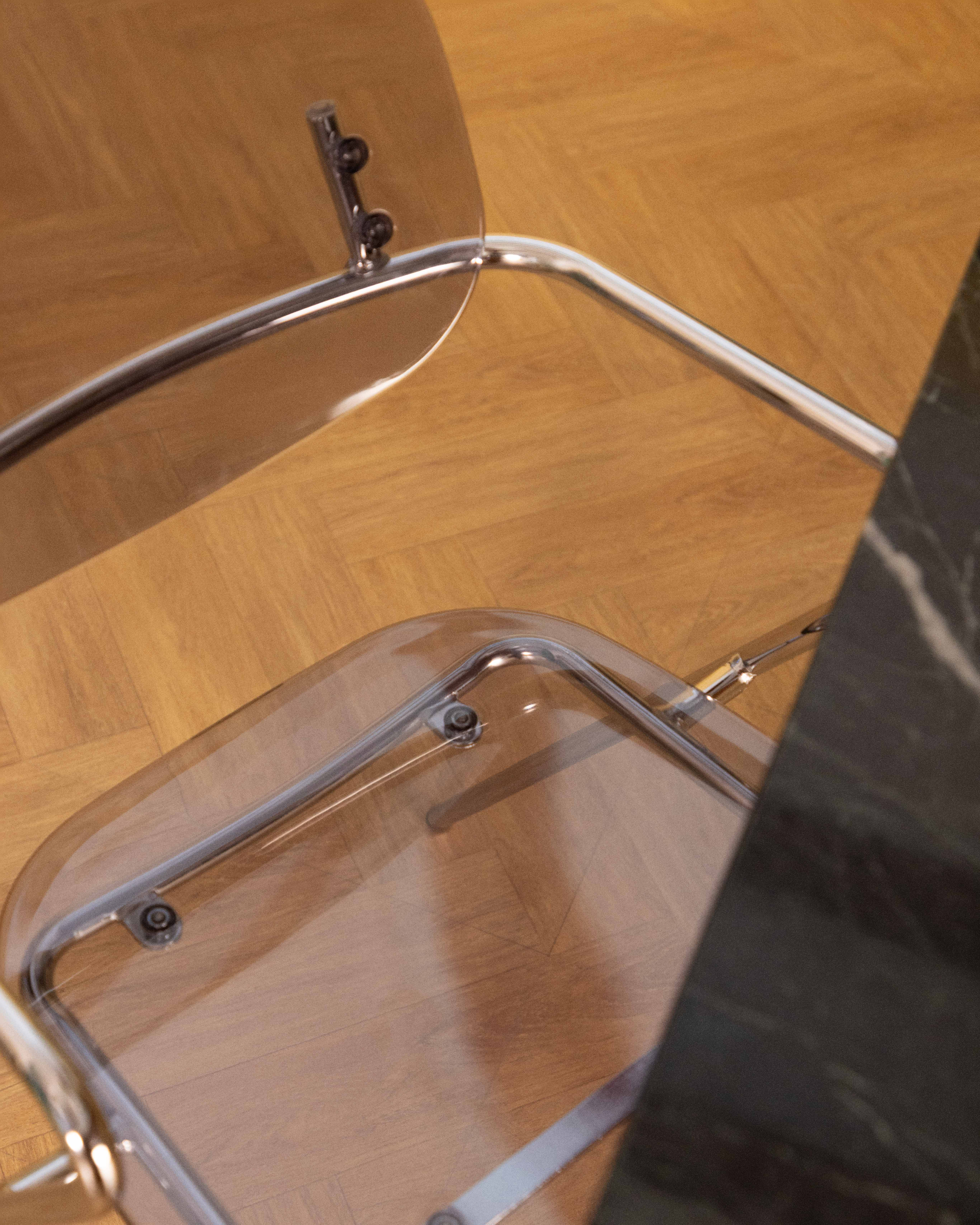 Silla de Comedor con Reposabrazos de Polietileno y Metal Pinha, imagen de galer&iacute;a 3