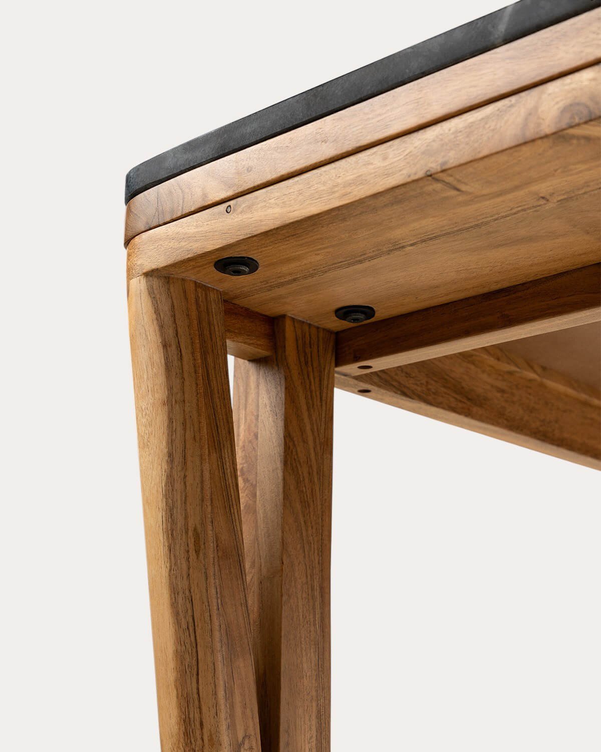 Mesa de Comedor Rectangular de Mármol y Madera de Acacia (220x100 cm) Mundy, imagen de galer&iacute;a 5