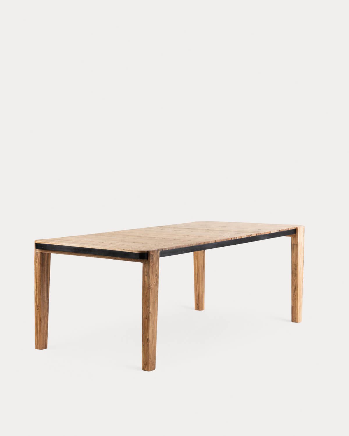 Mesa de Comedor Rectangular de Madera de Acacia (200x100 cm) Lizzy, imagen de galer&iacute;a 1