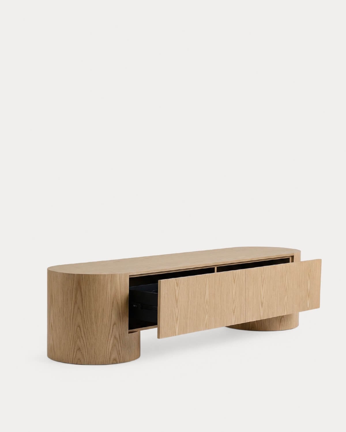 Mueble de TV con 2 Cajones 200x50 cm de Madera Theda, imagen de galer&iacute;a 4