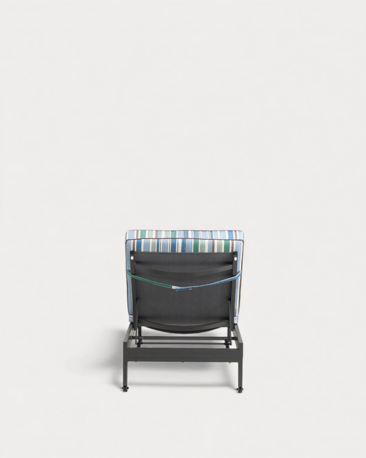 Tumbona Reclinable de Aluminio Kreta con Cojín de Tela Edimbra, imagen de galer&iacute;a 4