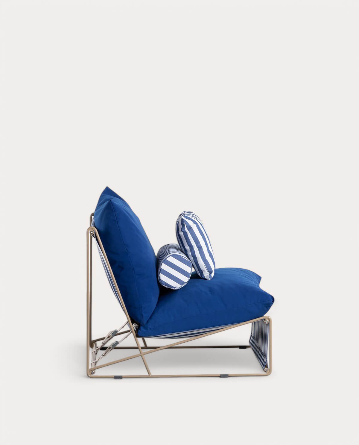 Sillón de Metal y Asiento de Tela Carpa, imagen de galer&iacute;a 4