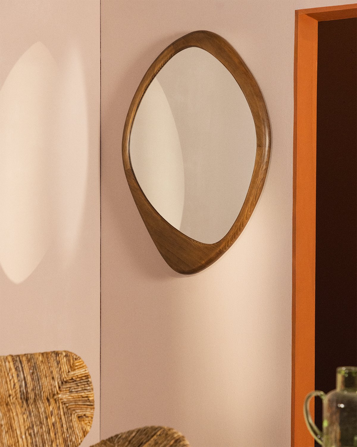 Espejo de Pared de Madera de Pino (107x75 cm) Iker, imagen de galer&iacute;a 2