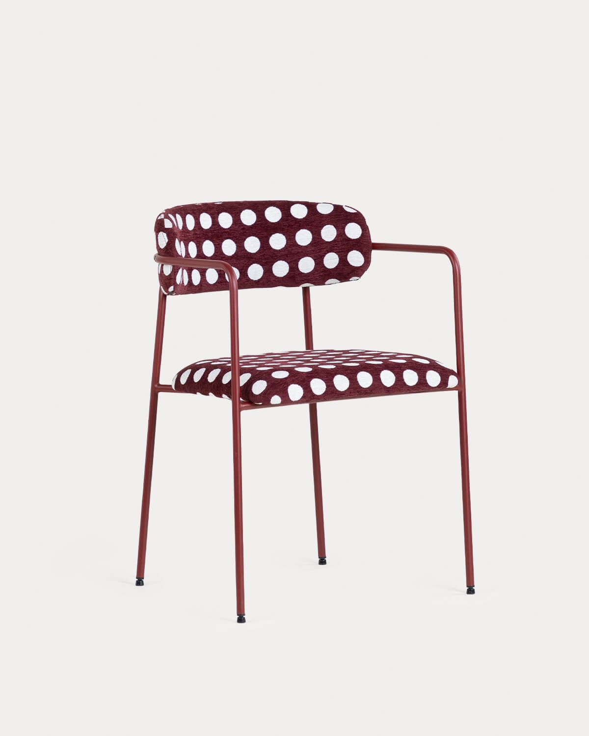 Pack 2 Sillas de Comedor con Reposabrazos de Metal y Tela Myretia, imagen de galer&iacute;a 1