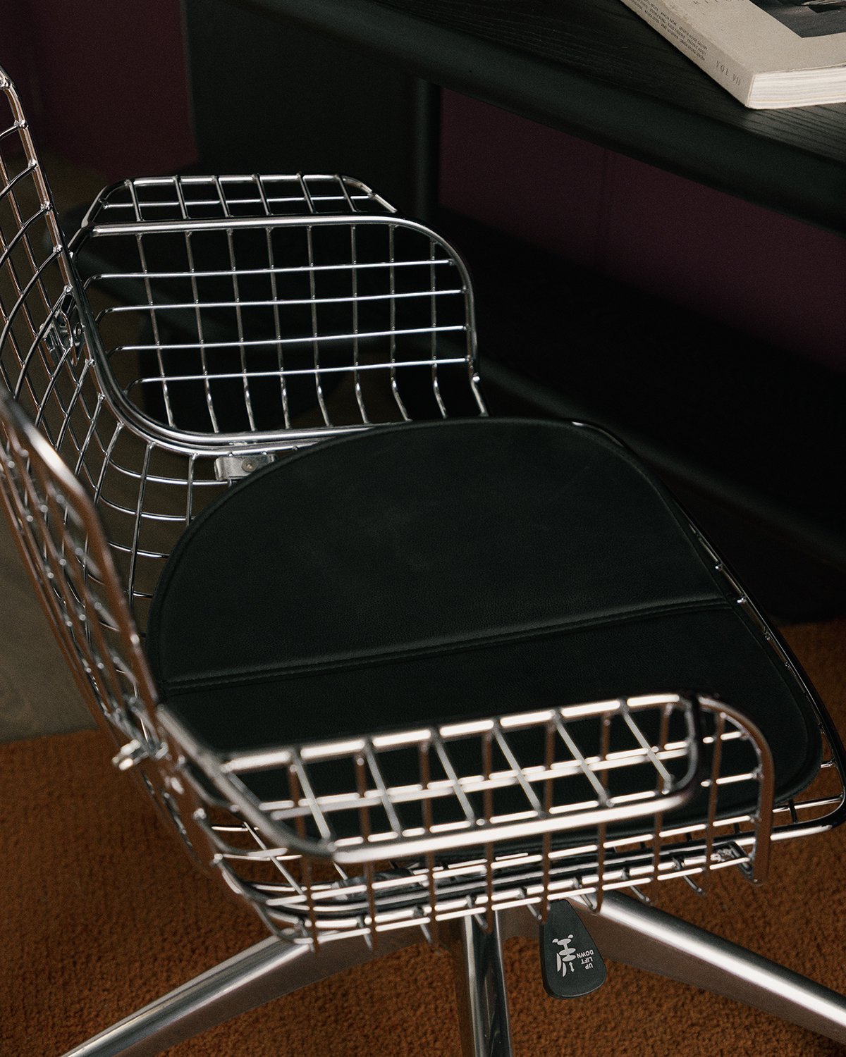 Silla de Escritorio Vintage con Respaldo Alto de Metal Aras, imagen de galer&iacute;a 3