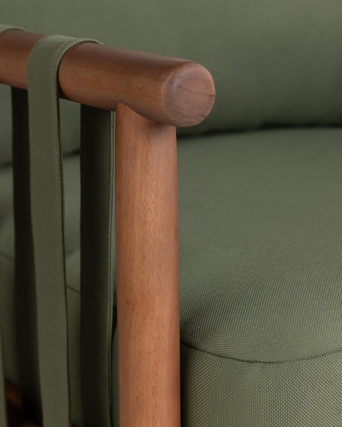 Sillón de Jardín de Madera de Eucalipto y Tela Edvard, imagen de galer&iacute;a 4