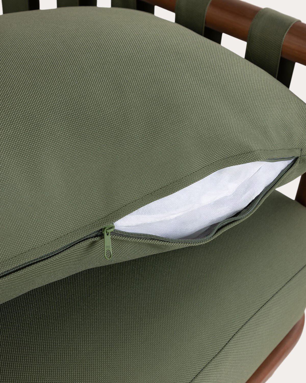 Sillón de Jardín de Madera de Eucalipto y Tela Edvard, imagen de galer&iacute;a 5