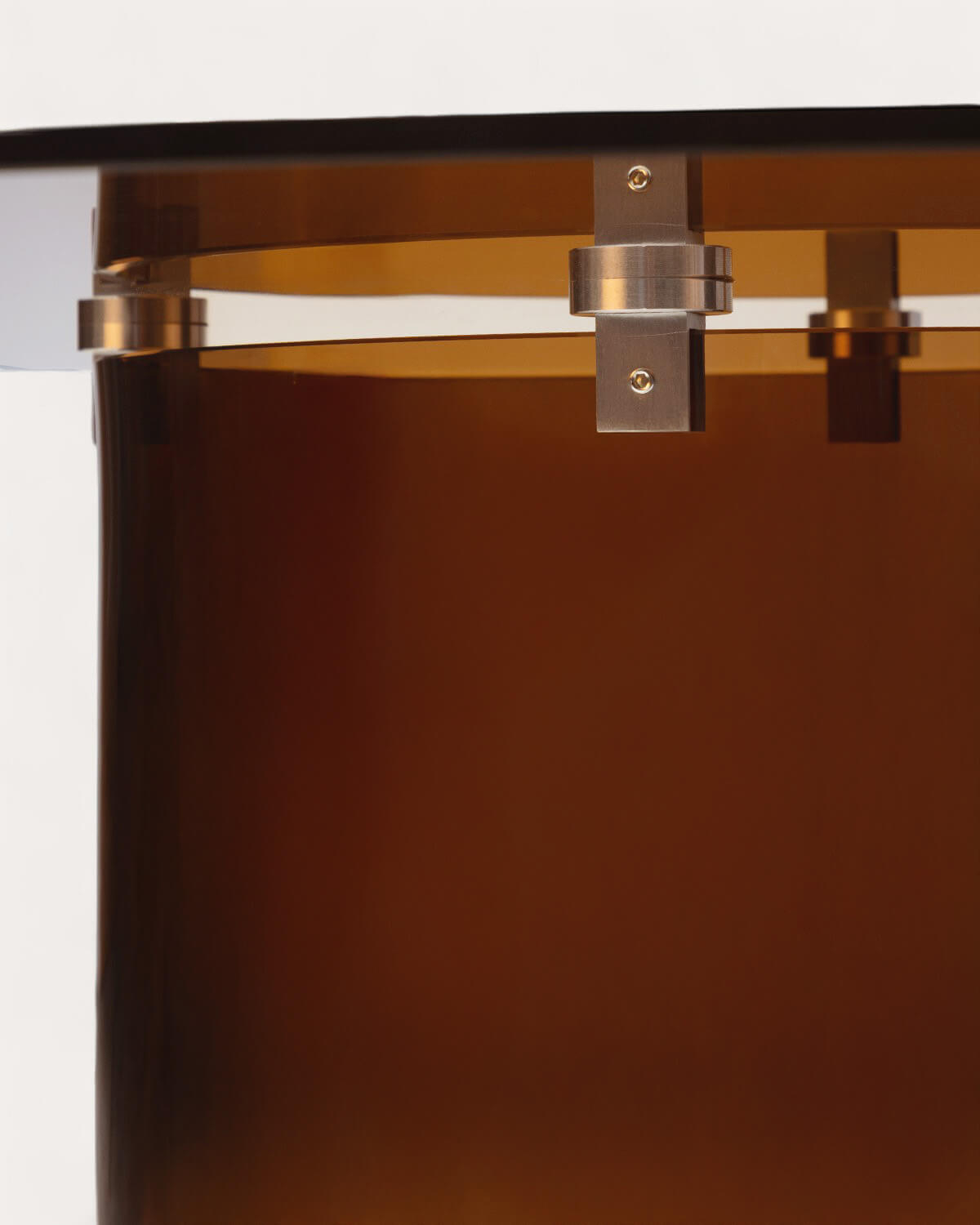 Set de Mesa de Comedor Redonda de Cristal Templado (Ø140 cm) Kolu y 4 Sillas de Madera y Tela Cuba, imagen de galer&iacute;a 7