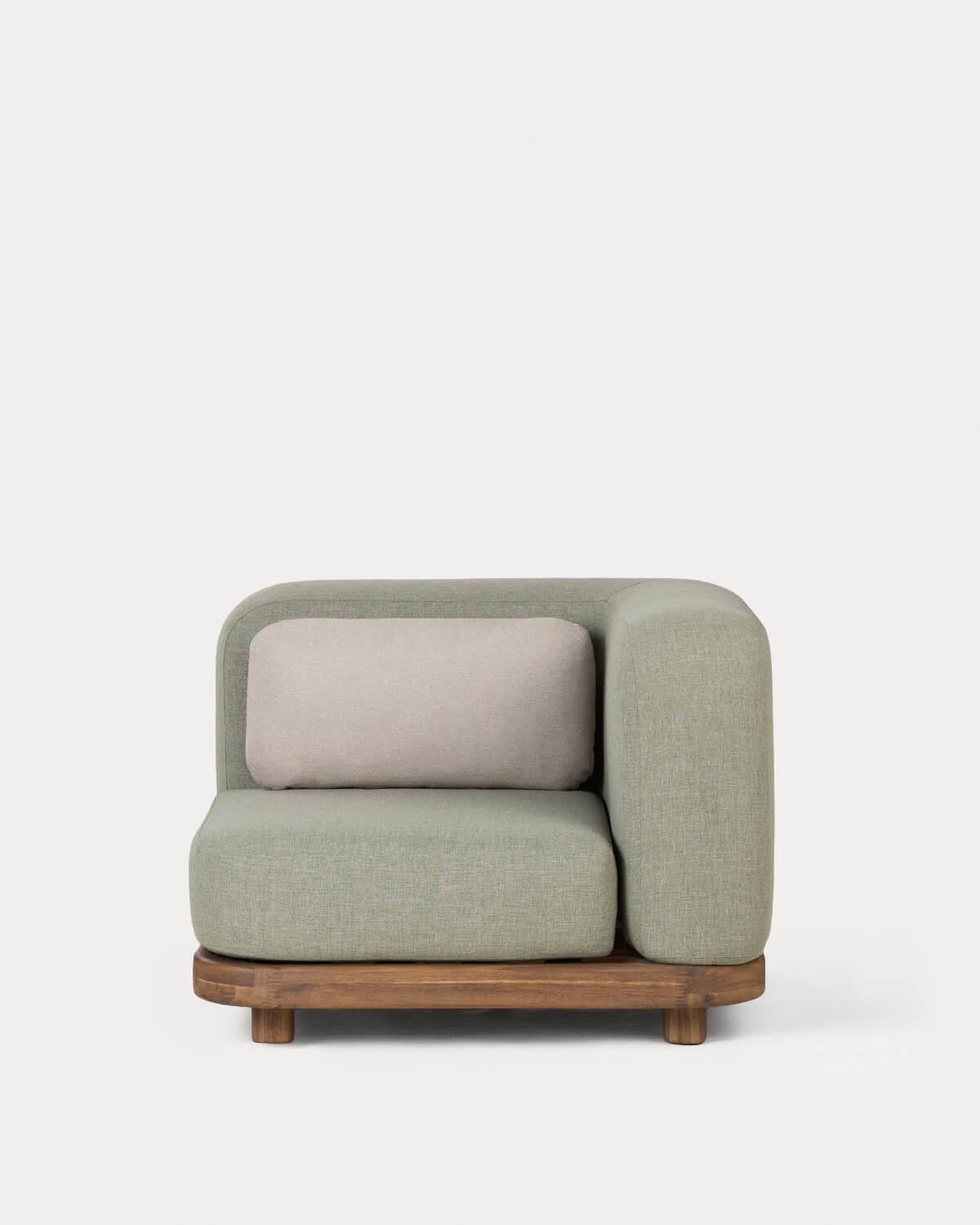 Módulo Esquinero de Jardín de Madera de Acacia y Tela para Sofá Modular Redik, imagen de galer&iacute;a 5