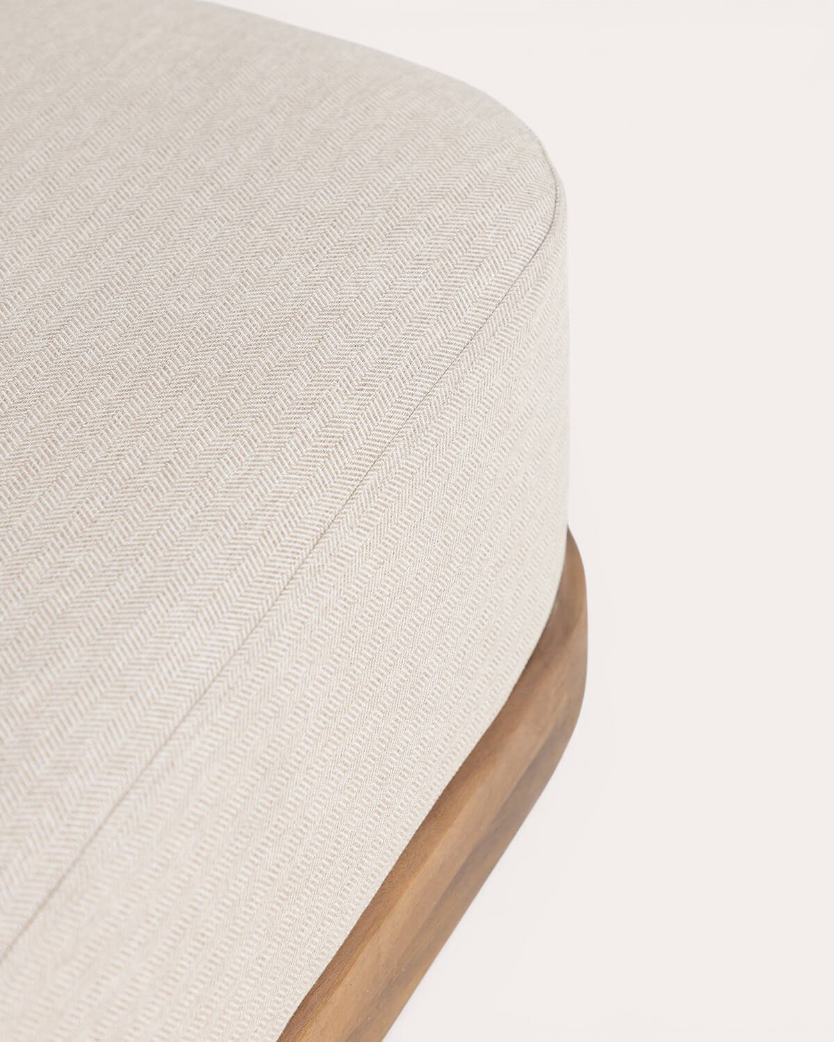 Módulo Puff de Jardin de Madera de Acacia y Tela para Sofá Modular Redik, imagen de galer&iacute;a 4