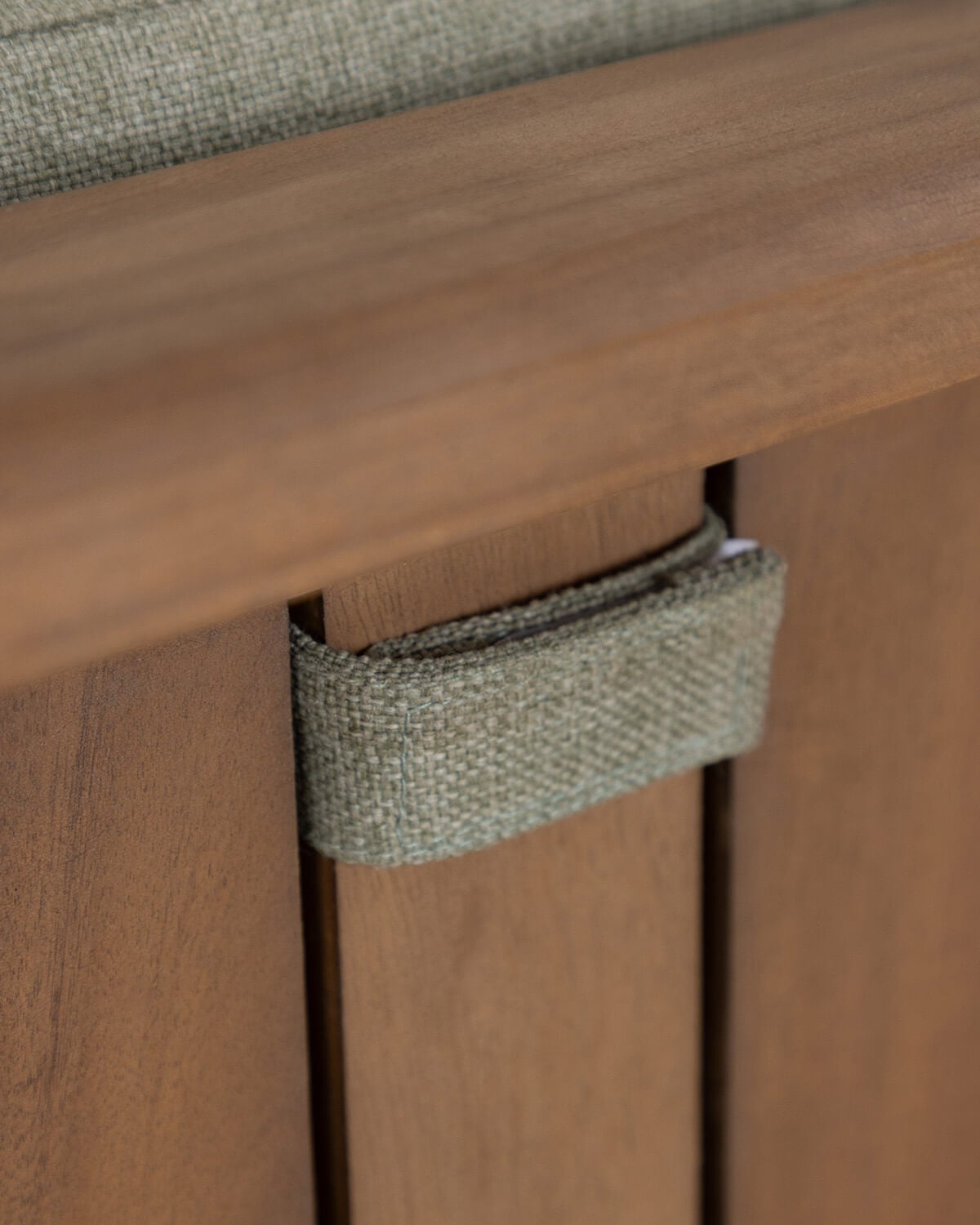 Módulo Puff de Jardin de Madera de Acacia y Tela para Sofá Modular Redik, imagen de galer&iacute;a 7