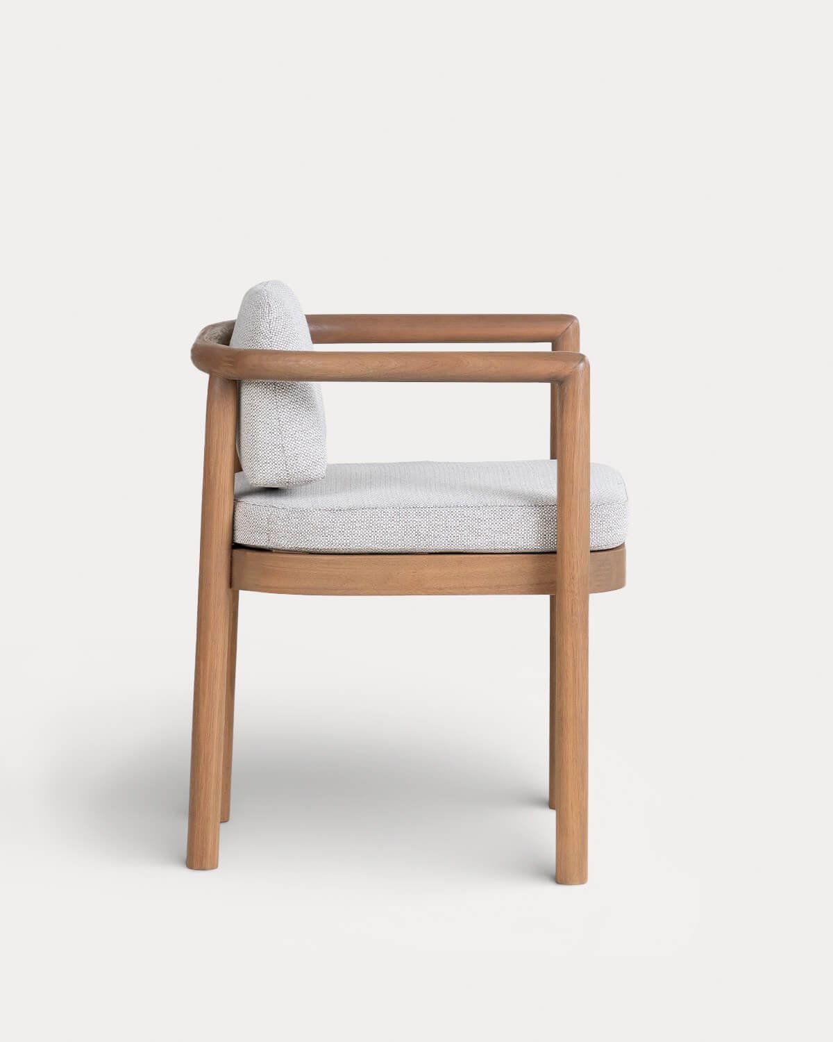 Silla de Exterior con Reposabrazos de Madera de Eucalipto y Tela Elnes, imagen de galer&iacute;a 2