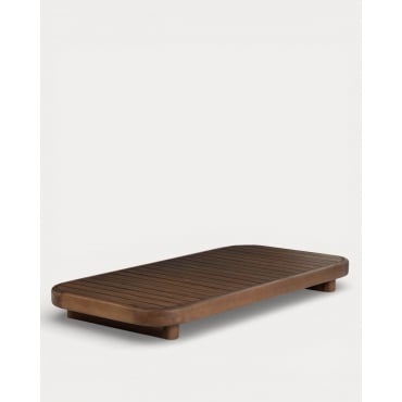 Mesa de Centro Rectangular de Madera de Acacia (150x70 cm) Redik Acacia Medio - The Masie