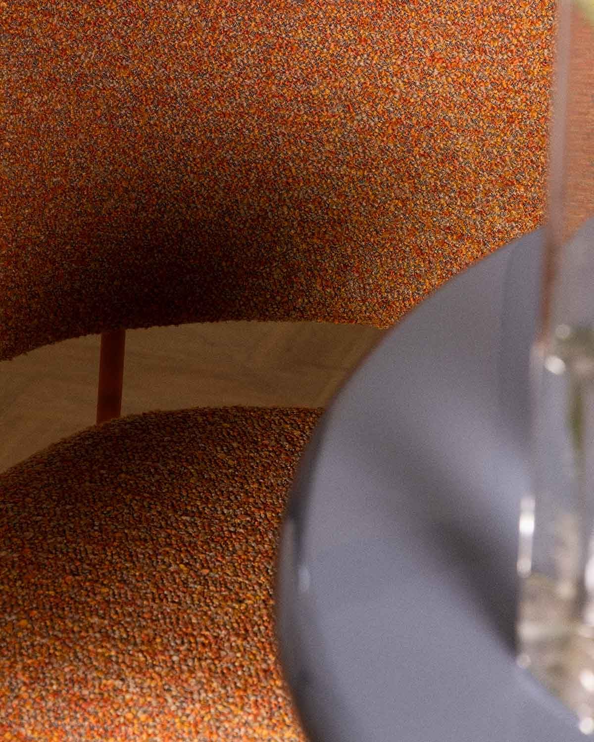 Silla de Comedor con Reposabrazos de Tela y Metal Stana, imagen de galer&iacute;a 4