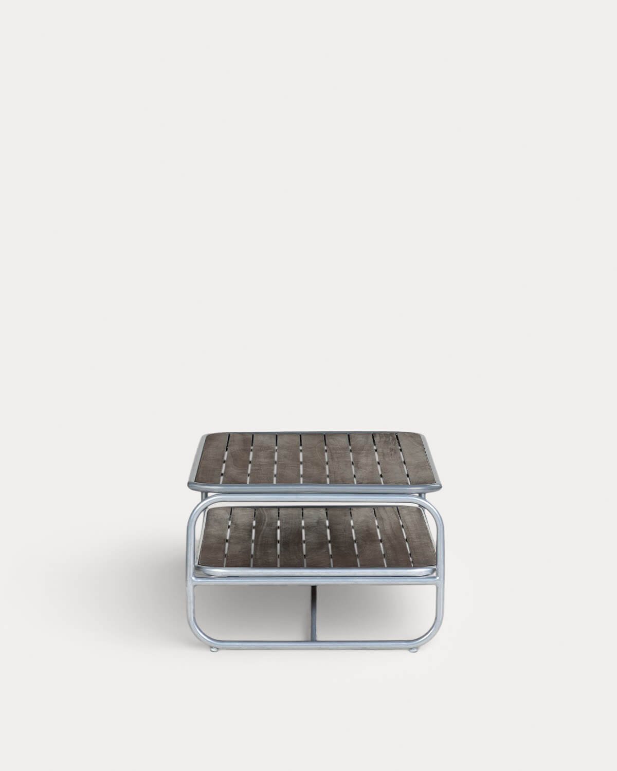 Mesa de Centro Rectangular de Madera de Acacia y Metal (110x60 cm) Ahrus, imagen de galer&iacute;a 2