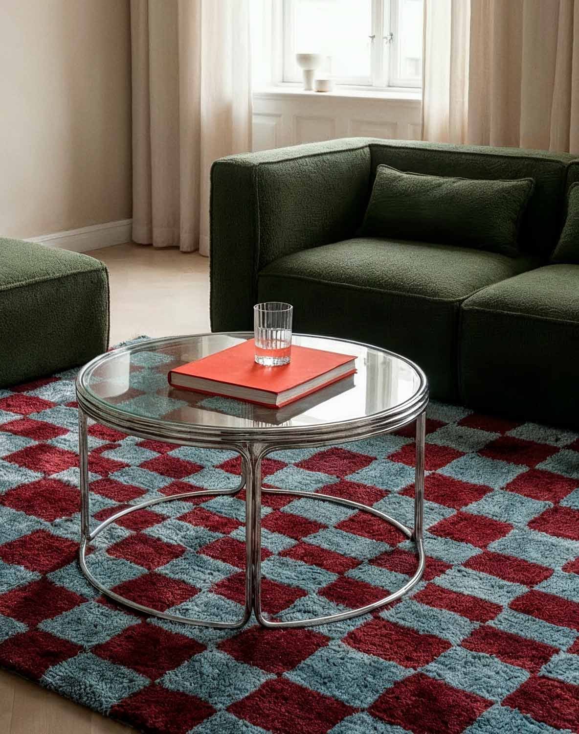 Mesa de Centro Redonda de Metal y Cristal Templado (Ø80 cm) Massia, imagen de galer&iacute;a 2