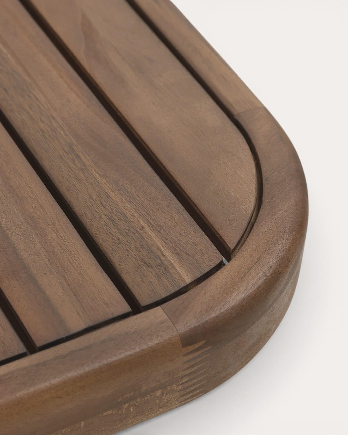 Sofá Modular de Jardín 3 Piezas Módulo Sofá, Módulo Central y Módulo Esquinero con Módulo Puff de Madera de Acacia y Tela Redik, imagen de galer&iacute;a 10