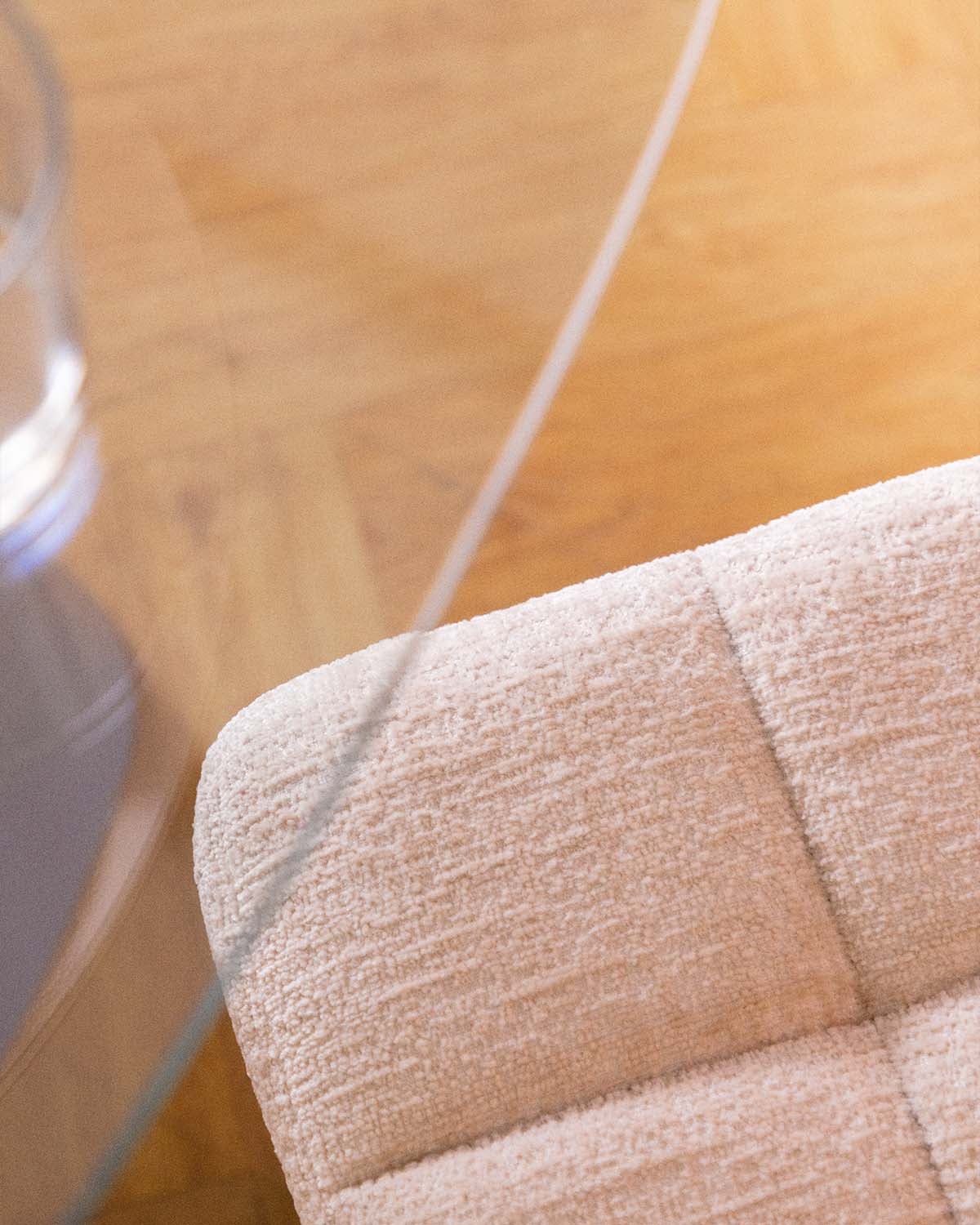 Pack 4 Sillas de Comedor de Madera y Tela Cuba, imagen de galer&iacute;a 3