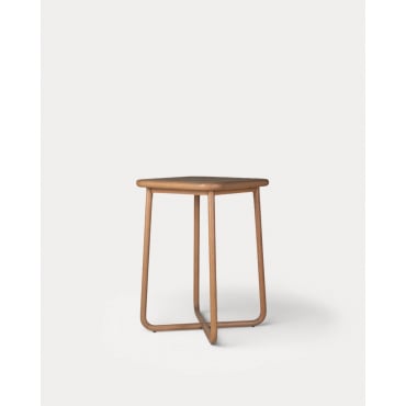 Mesa Alta de Exterior Cuadrada de Madera de Eucalipto (70x70 cm) Edvard Eucalipto - The Masie