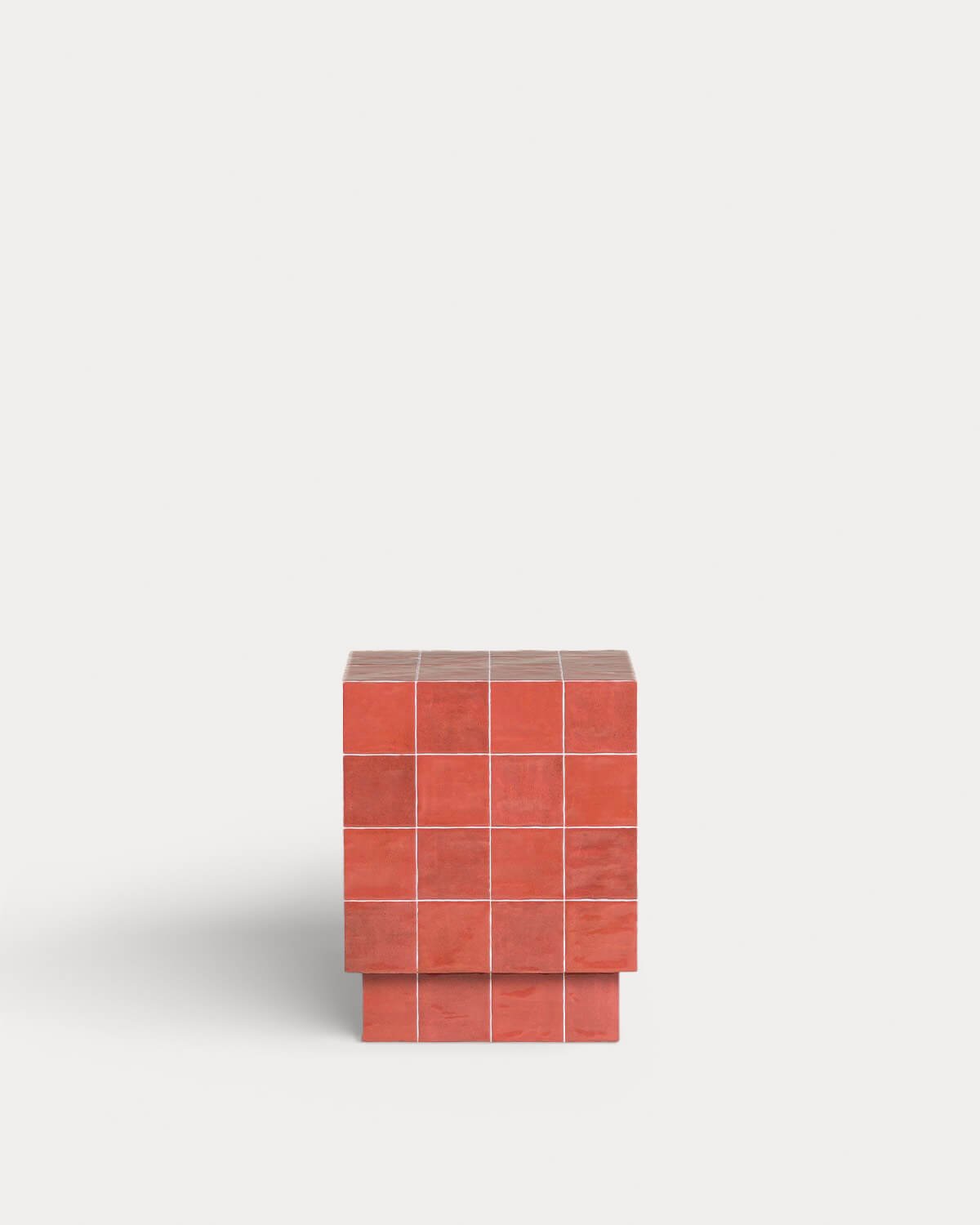 Mesa Auxiliar Cuadrada de Cerámica y Hormigón (40x40 cm) Nilsi, imagen de galer&iacute;a 2