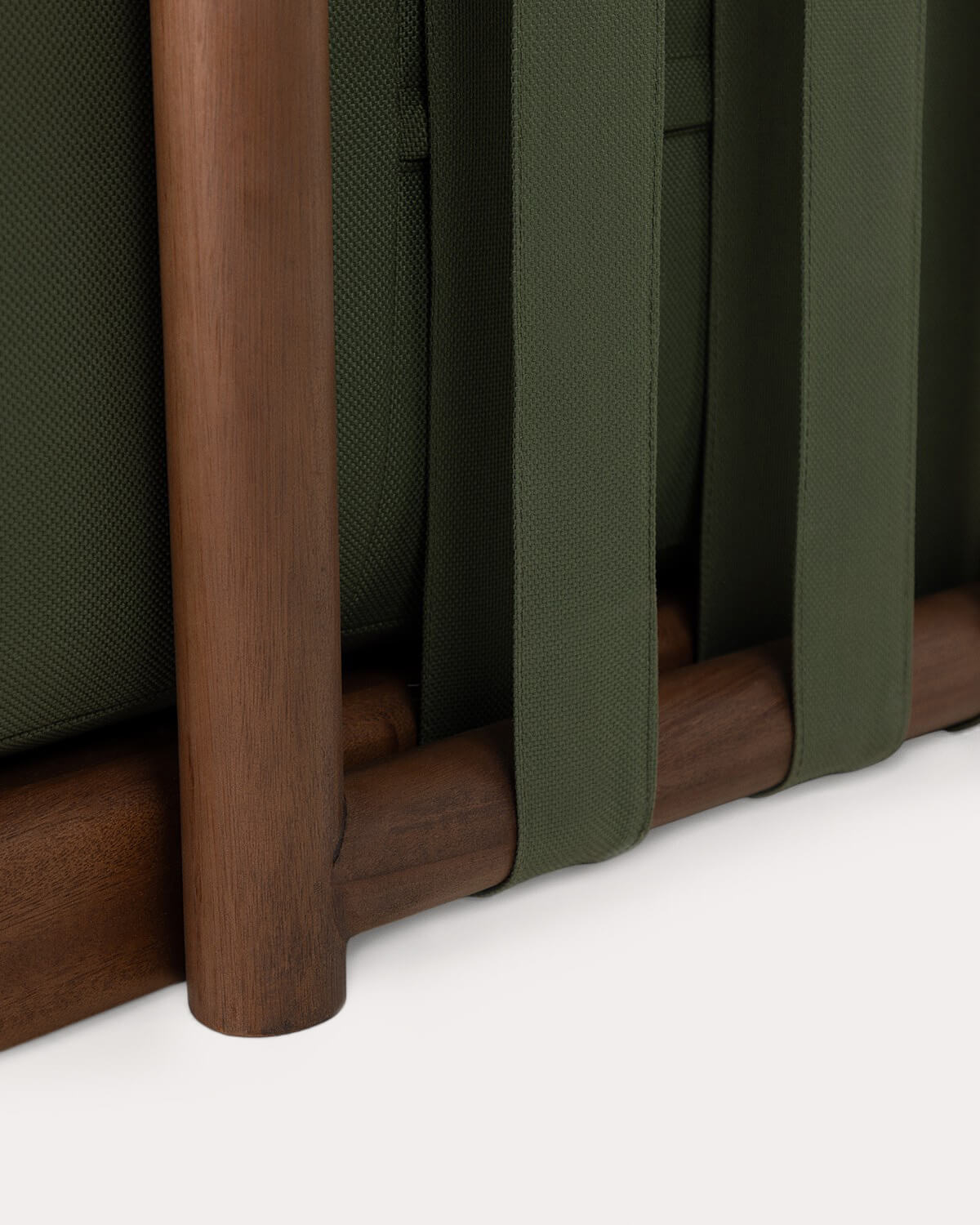 Tumbona Doble de Madera de Eucalipto y Tela Edvard, imagen de galer&iacute;a 11