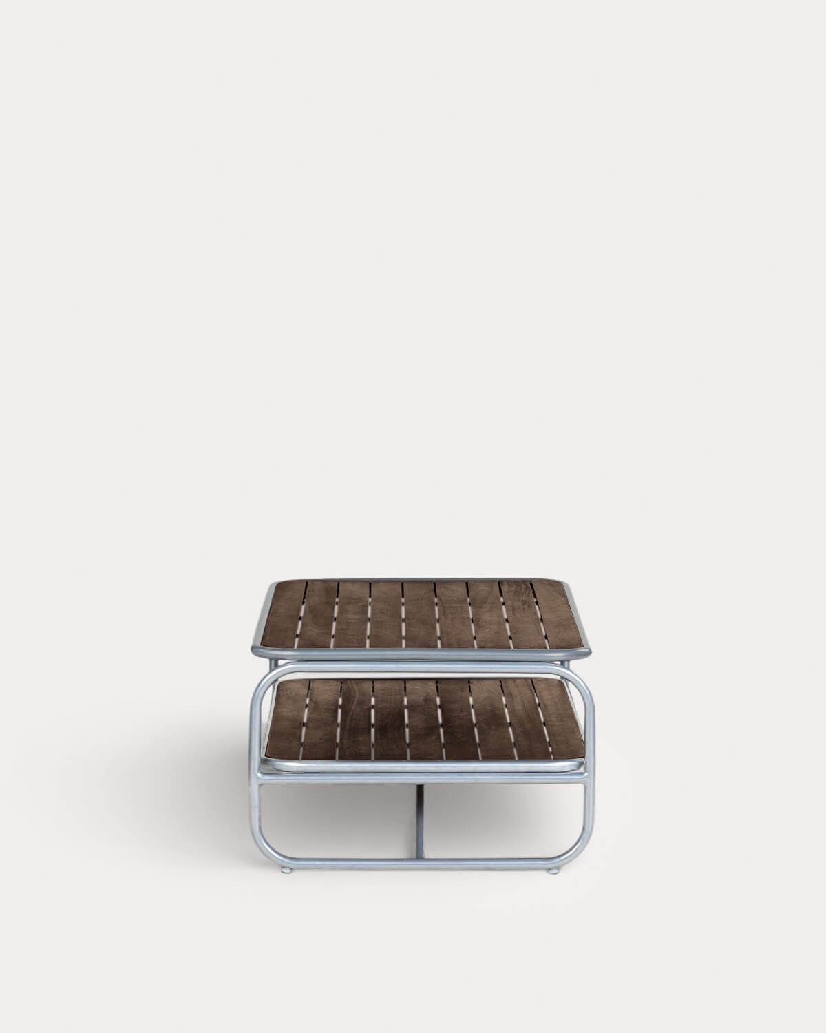 Mesa de Centro Rectangular de Madera de Acacia y Metal (110x60 cm) Ahrus, imagen de galer&iacute;a 3