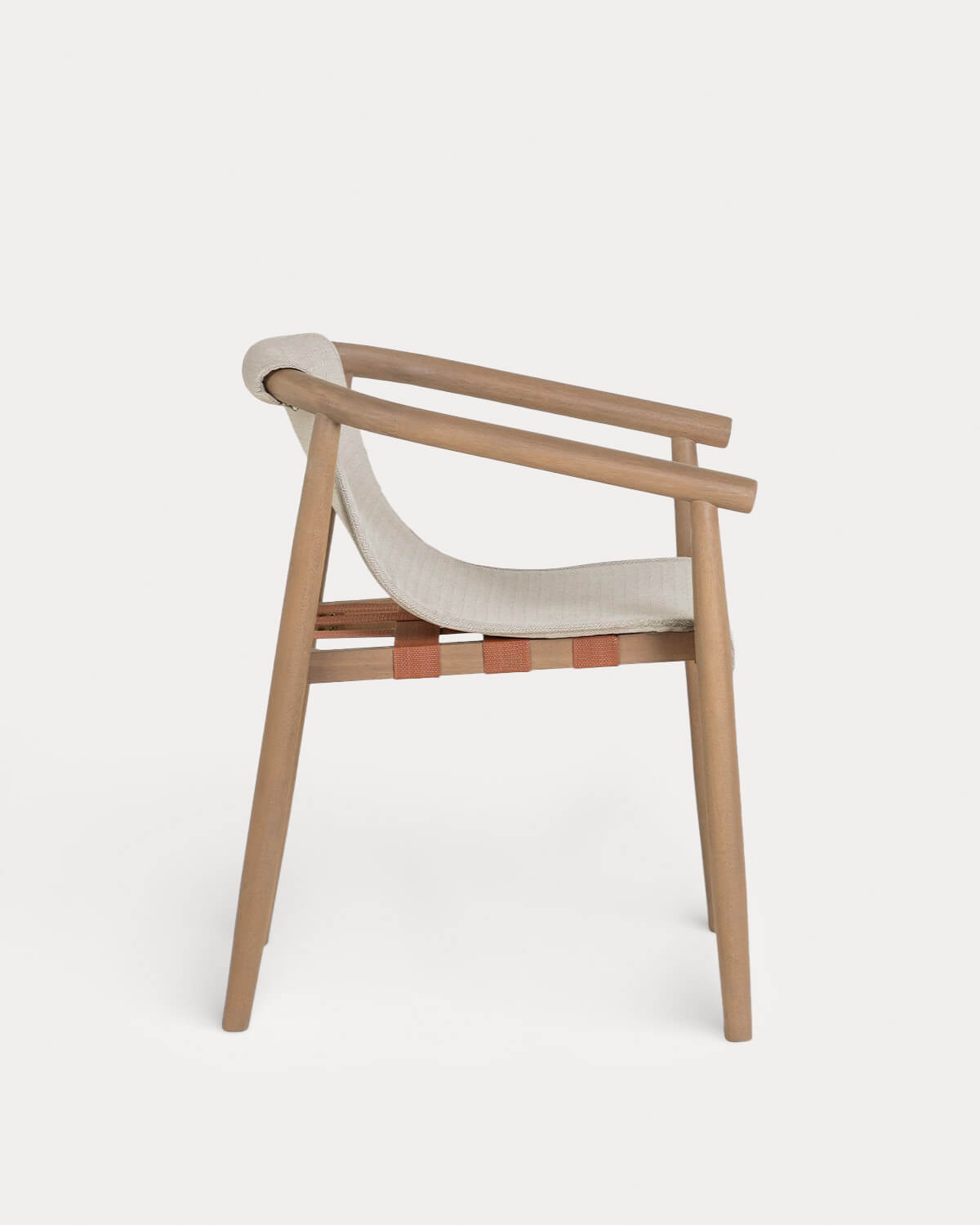 Pack 4 Sillas de Comedor de Madera de Eucalipto y Tela Clhoti, imagen de galer&iacute;a 2