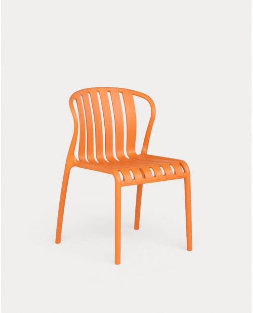 Silla de Comedor de Polipropileno Baztan - Naranja Terra