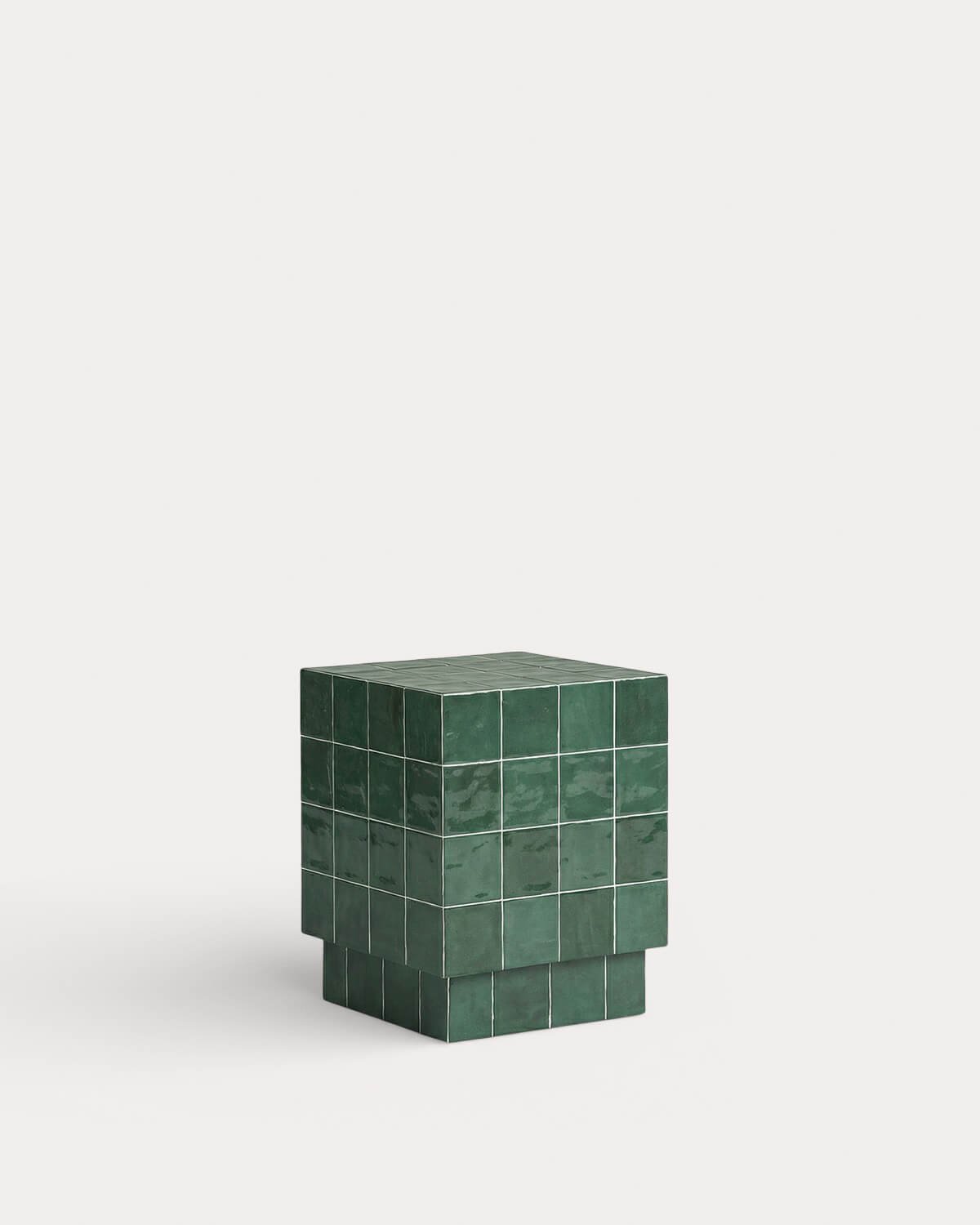 Mesa Auxiliar Cuadrada de Cerámica y Hormigón (40x40 cm) Nilsi, imagen de galer&iacute;a 1