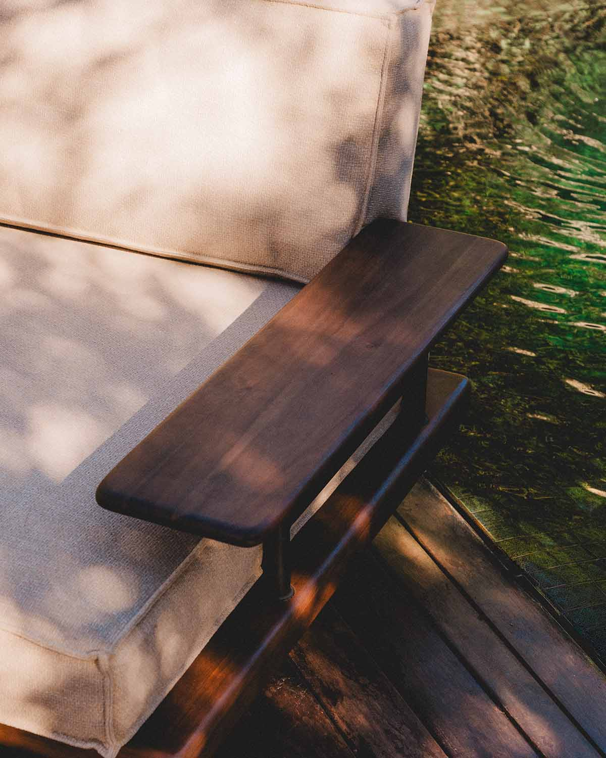 Pack 2 Sillones de Jardín de Madera de Acacia y Metal Ayanis, imagen de galer&iacute;a 3