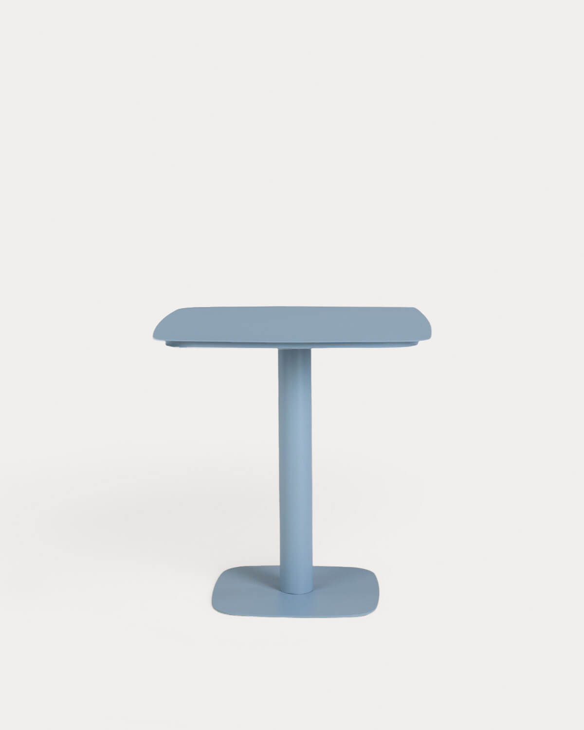 Mesa de comedor cuadrada 70x70 cm de metal Zoilo, imagen de galer&iacute;a 4
