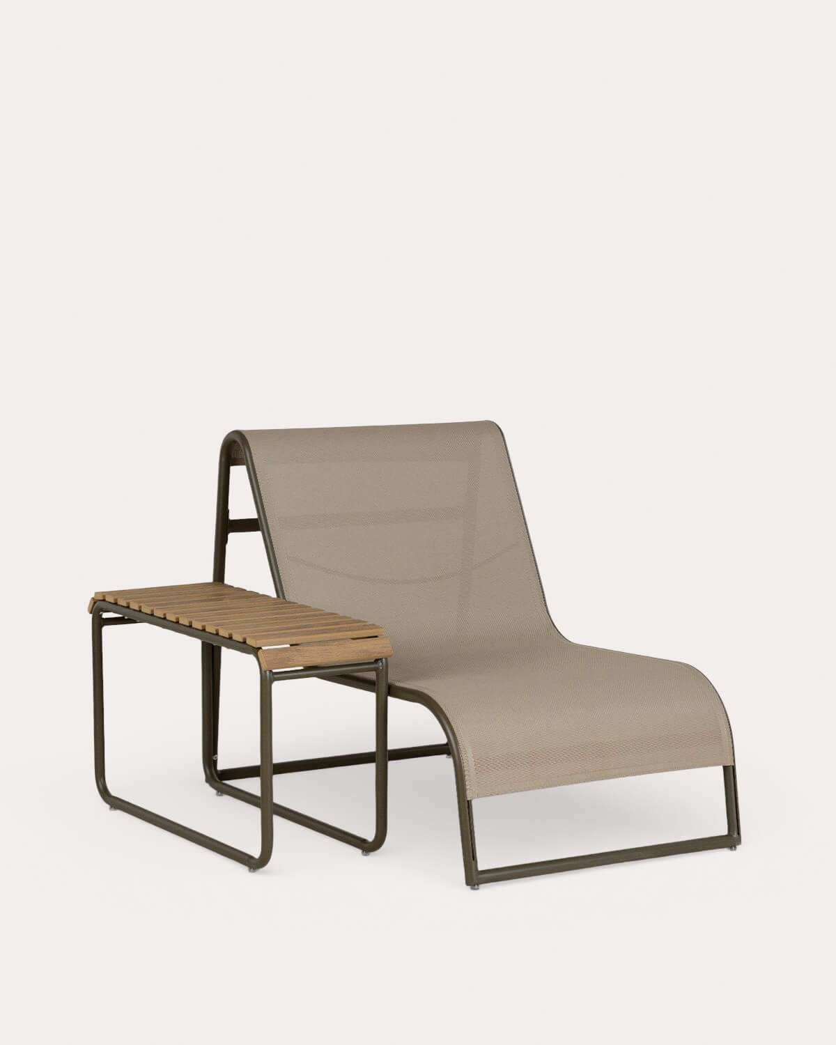 Set de Sillón de Jardín con Mesa Auxiliar de Aluminio Dreisi, imagen de galer&iacute;a 1