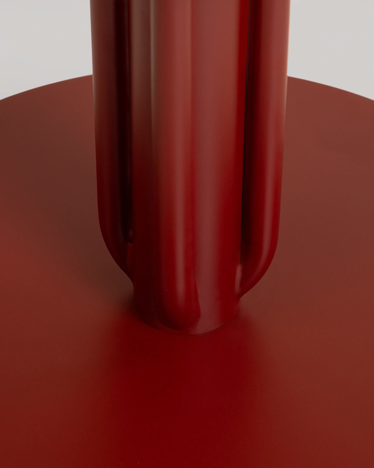 Mesa de Comedor Redonda de Metal y Cristal Templado (Ø120 cm) Llibet, imagen de galer&iacute;a 6