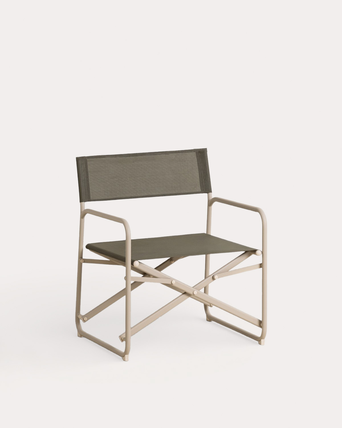 Sillón de Jardín Plegable de Metal y Tela Bowye, imagen de galer&iacute;a 1